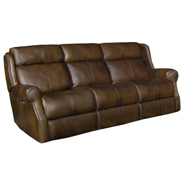Bernhardt McGwire Leather Reclining Sofa Wayfair